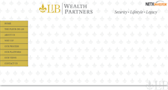Desktop Screenshot of ljbwealthpartners.com